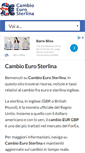 Mobile Screenshot of cambioeurosterlina.it